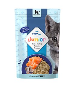 CAT OPTIMAL POUCH JUNIOR SALMON/ARENQUE 85 gr.